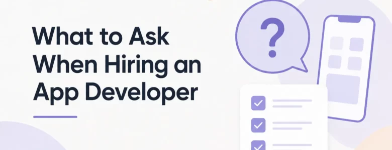 What to Ask When Hiring an App Developer (Even If You’re Not Technical)